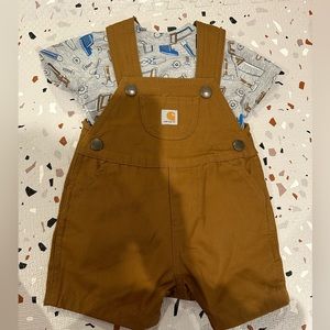 Carhartt 6 Month Shirt and “Shortall”